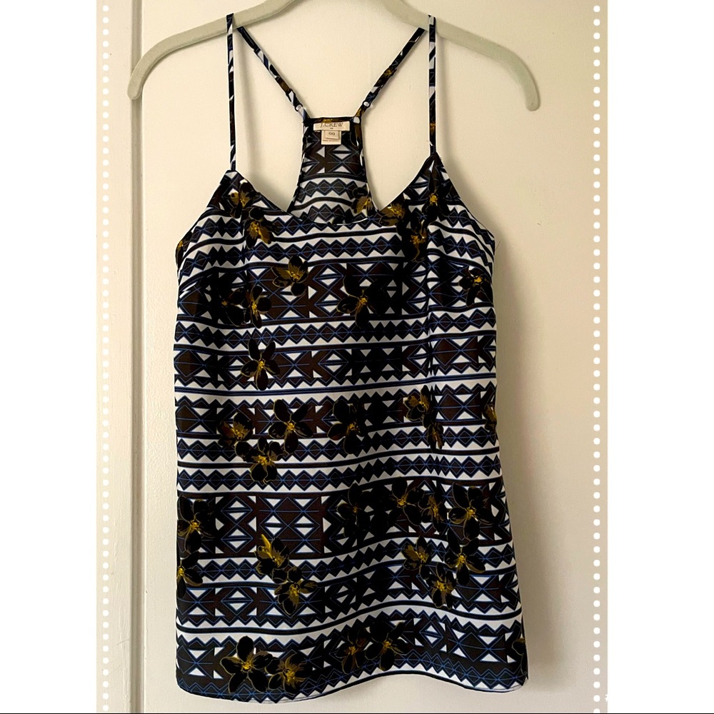 J.Crew printed tank